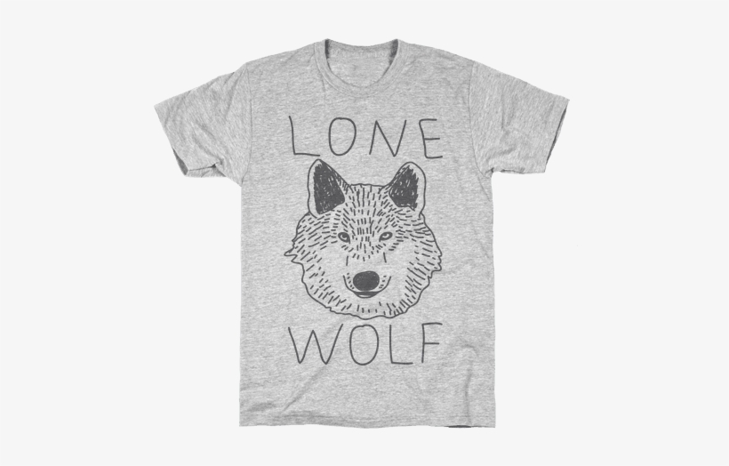 Lone Wolf Mens T-shirt - Origami Paper Crane T-shirt: Funny T-shirt From Lookhuman., transparent png download