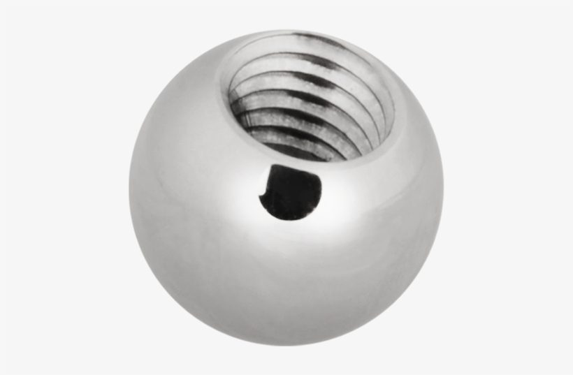 Threaded 316l Steel Ball - Threaded Ball, transparent png download