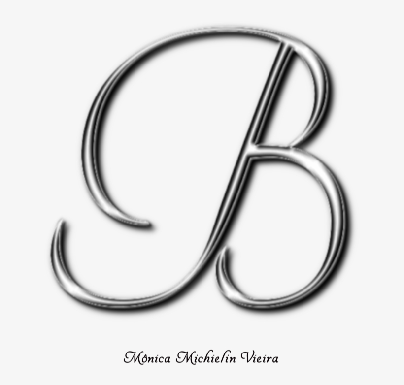 Lindo Alfabeto Cromado Cinza Em Png Para Monograma - Circle, transparent png download