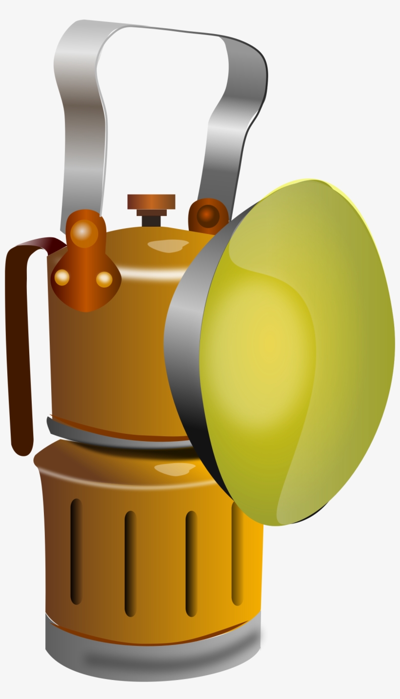 Genie Lamp Clipart Lampara - Miners Lamp Clipart, transparent png download