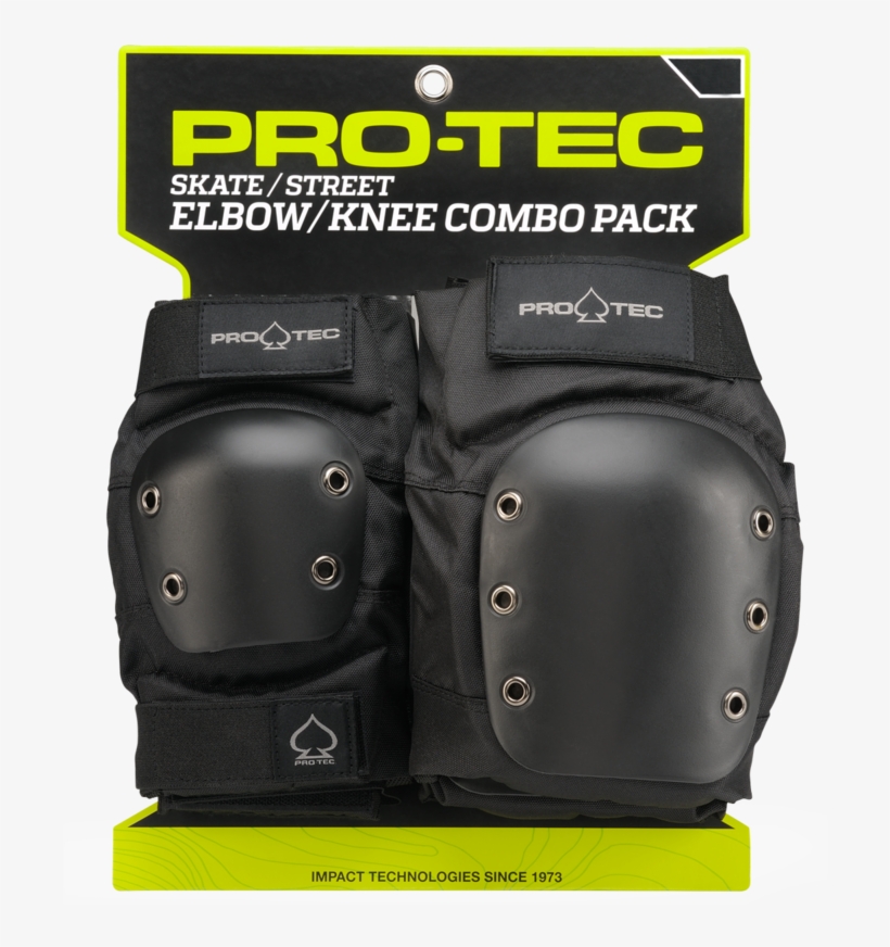 Protec Pads Street Combo Set - Pro Tec Knee Elbow, transparent png download