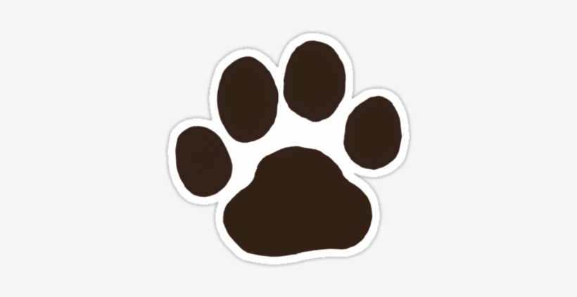 "dog Paw Print" Stickers By Jenn Inashvili - Plantillas De Tatuajes Temporal, transparent png download