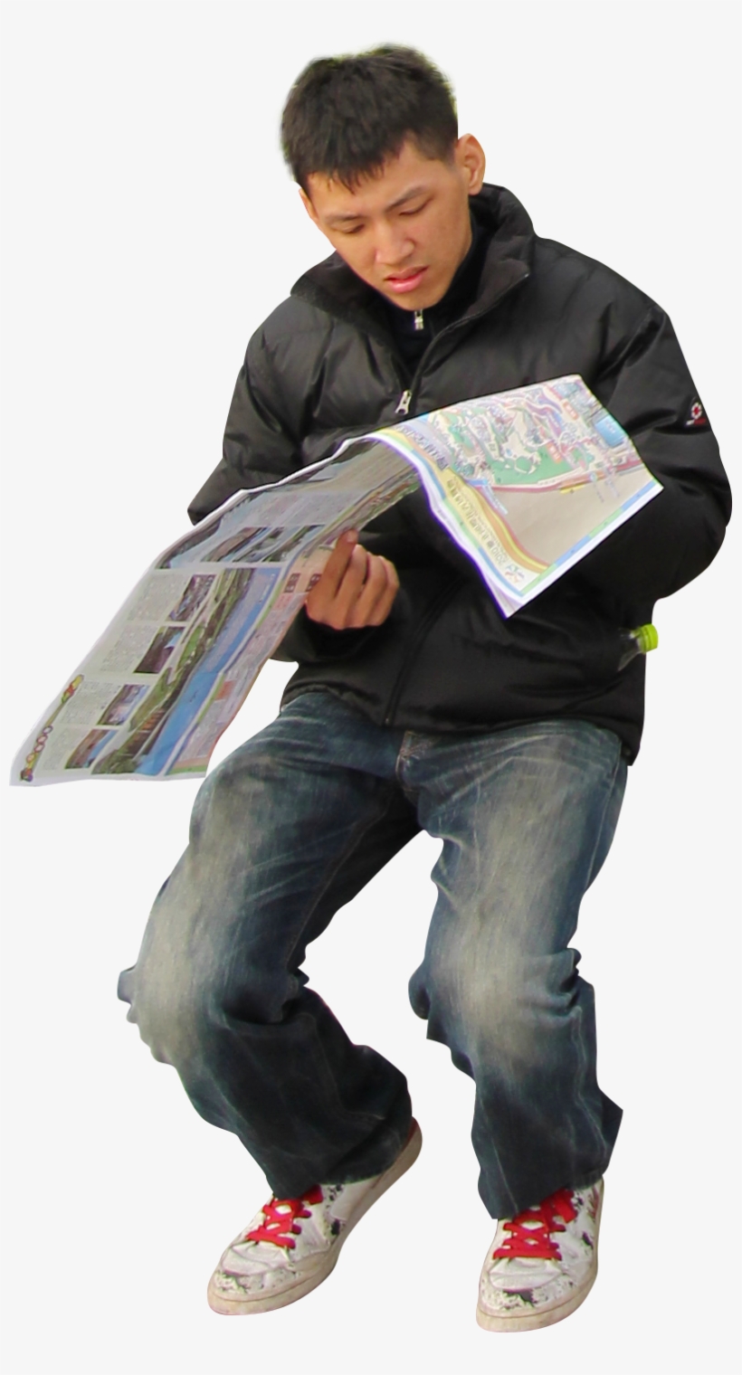 Latino Asiatico Sentado - Asiatico Png, transparent png download