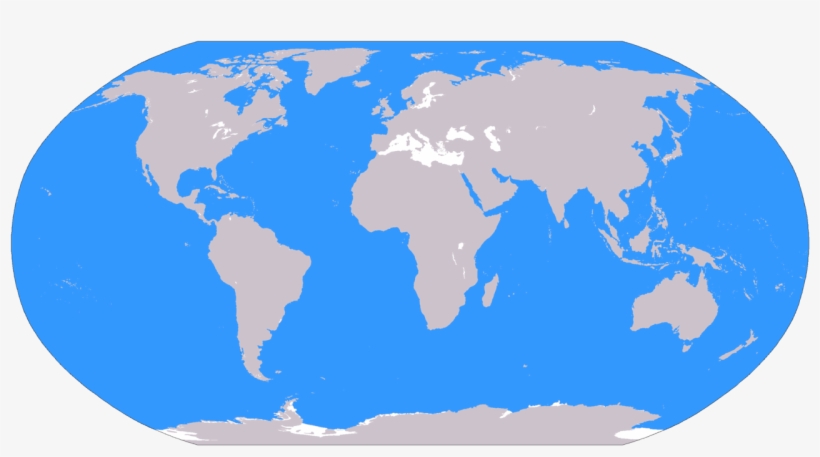 Locationoceans Transparent - World Map Grey Png, transparent png download