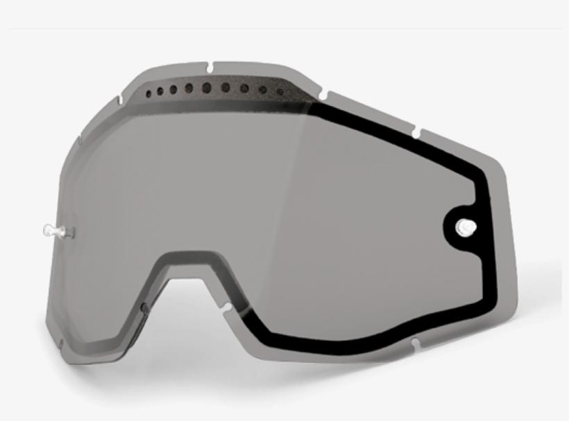 Fa15dualventedsmokelens - 100percent Lens For Racecraft/accuri/strata Vented, transparent png download