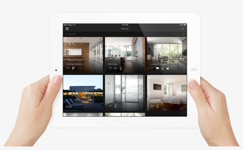 Slide-interface01 - Smart Home Lighting Control, transparent png download
