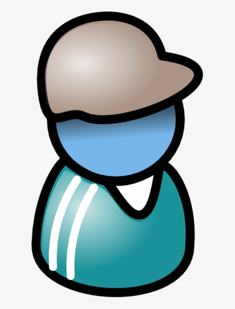 User Icon Male Man Wearing Football Hat - People Clip Art Free, transparent png download