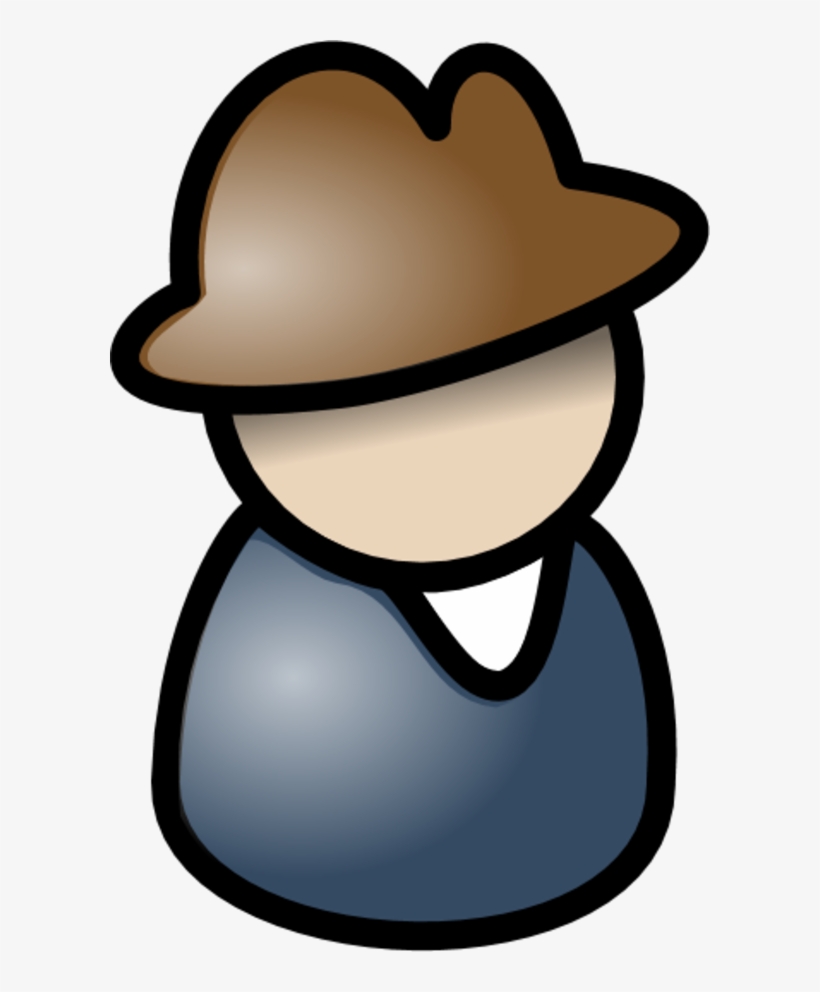 User Male Icon Wearing Hat - People Clipart, transparent png download