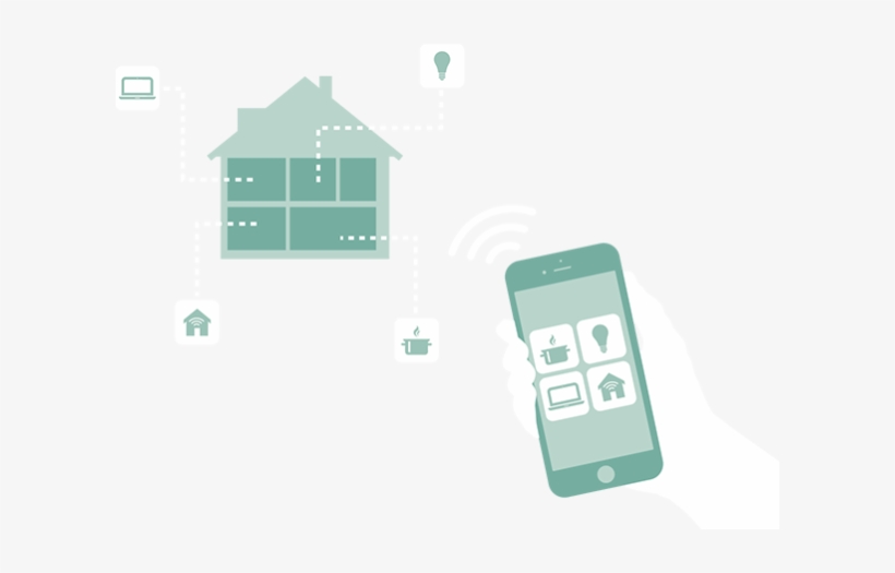 Smart Home Security - Illustration, transparent png download