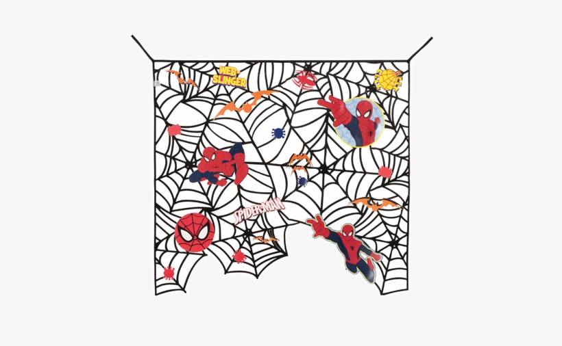 Spider-man Web - Marvel Spider-man Decorative Web Kit, transparent png download