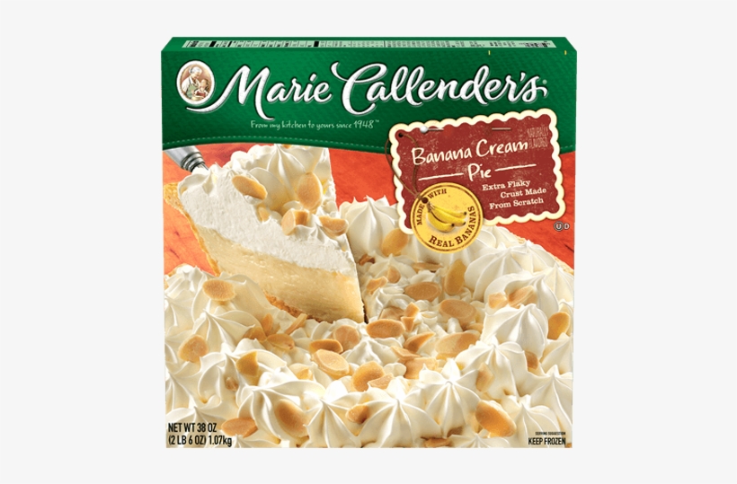 Banana Cream Pie - Marie Callender's Pie, transparent png download