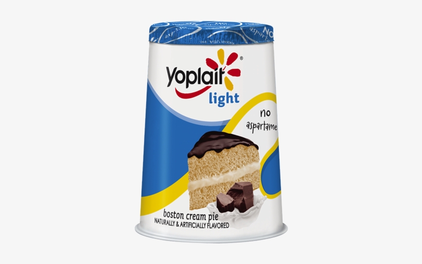 Yoplait® Light Boston Cream Pie Chocolate Flavored - Yoplait Light Fat Free Very Vanilla Yogurt 170gms, transparent png download