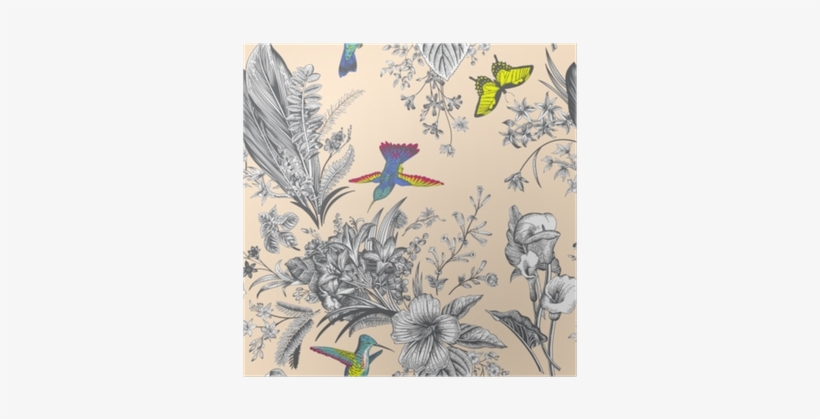 Póster Vector Sin Patrón Floral Vintage - Stampers Anonymous Tim Holtz Cling Stamps 7"x8.5" -, transparent png download