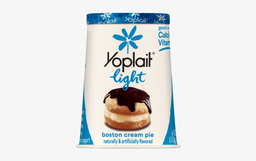 Boston Cream Pie - Yoplait Strawberry Yogurt, transparent png download