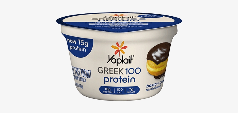 Boston Cream Pie - Yoplait Greek 100 Protein, transparent png download