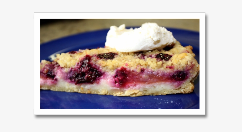 It Was Just A Few Days Ago That I Posted Basically - Sour Cream Plum Pie, transparent png download