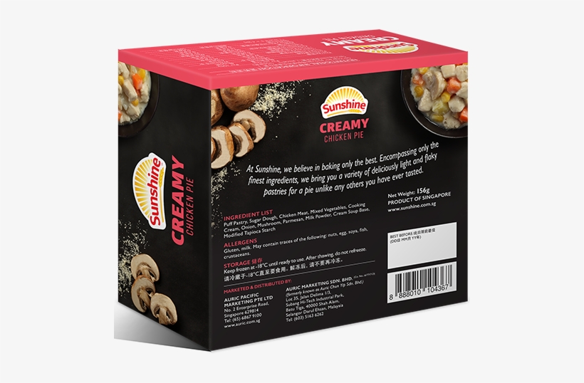 Chicken And Mushroom Pie, transparent png download