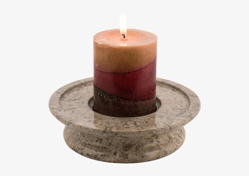 3 Tier Candle Holder - Fossil Stone (grey) Coaster Set, Coasters, By Marble, transparent png download