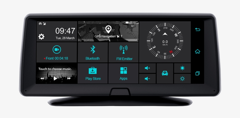 86" On Dash Android Gps Navigation Dvr - Phonocar Vm321e, transparent png download