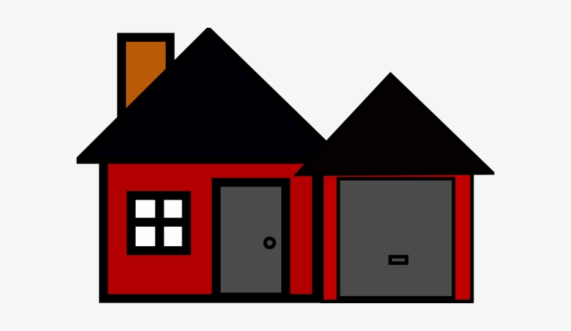 Red Brick House Clipart - Decluttering: How To Have A Spotless House In 1 Day, transparent png download