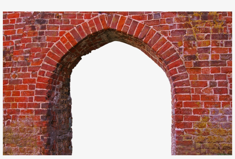 Input Pointed Arch Old - Pointed Brick Arch, transparent png download