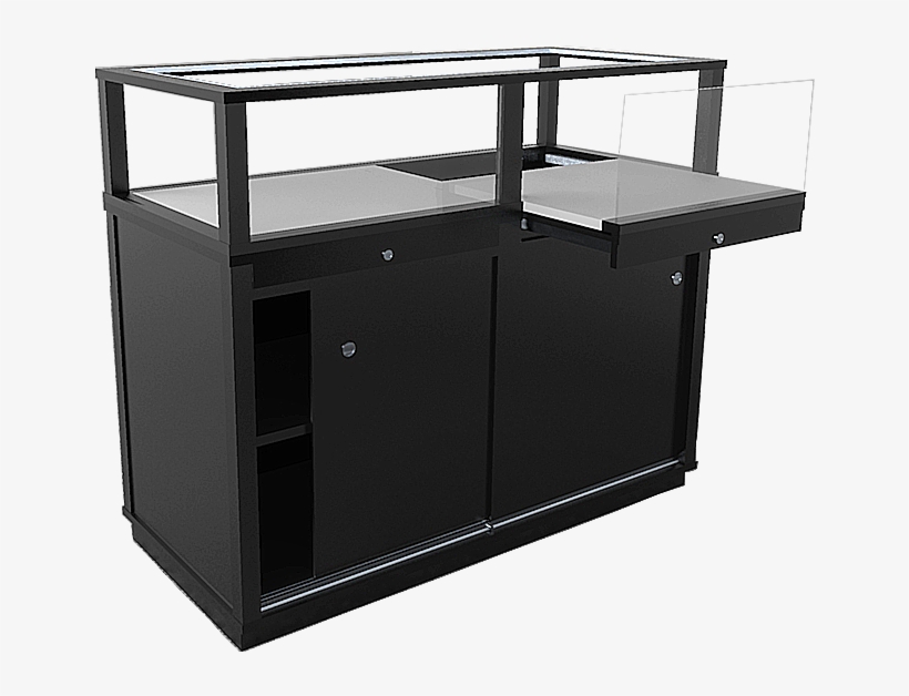 Classic Jewelry Vision Horizontal Retail Display Case - Retail Jewelry Display Case Transparent Png, transparent png download