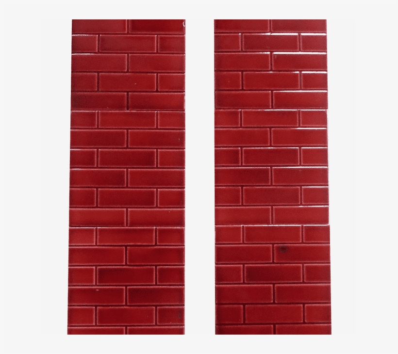 Small Red Brick Fireplace Tiles From Victorian Fireplace - Brick, transparent png download