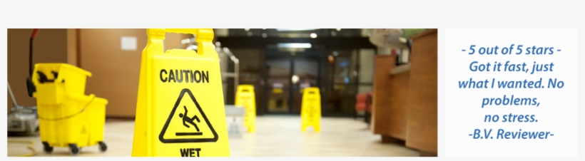Safety Signs - Wet Floor In A Kitchen, transparent png download