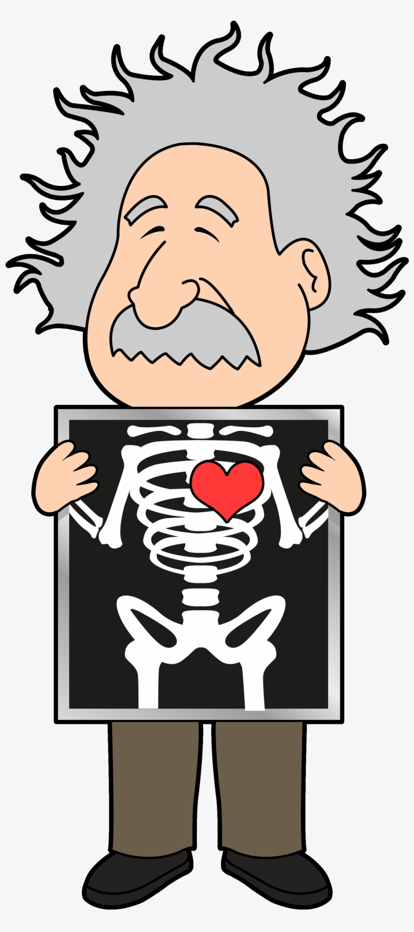 Einstein Heart - Cartoon, transparent png download