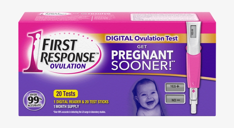 First Response™ Daily Digital Ovulation Test - First Response Digital Ovulation Test - 20 Count, transparent png download