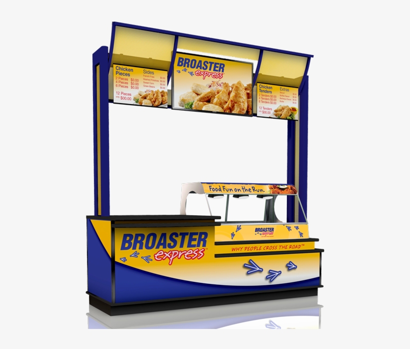 Kiosk Broasterexpress 8ft L - Kiosk, transparent png download
