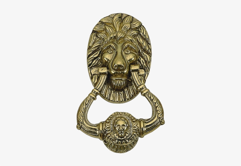 Lion Door Knocker 7-1/2'' - Brass Accents, Inc. Lion Door Knocker 6-1/4'', transparent png download