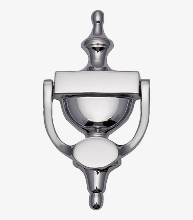 Door Knocker - Heritage Brass Urn Door Knocker - Polished Chrome -, transparent png download