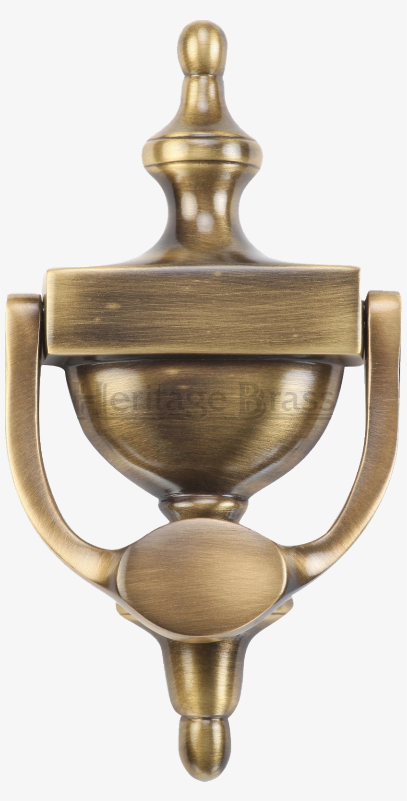 Heritage Brass Urn Door Knocker - Satin Chrome - 152, transparent png download