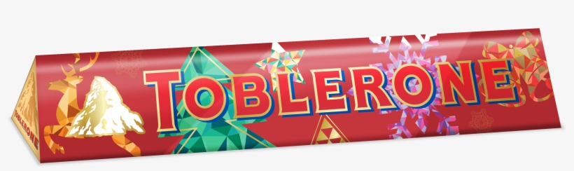 Toblerone Christmas Sleeves For Milk 100g - Christmas Day, transparent png download