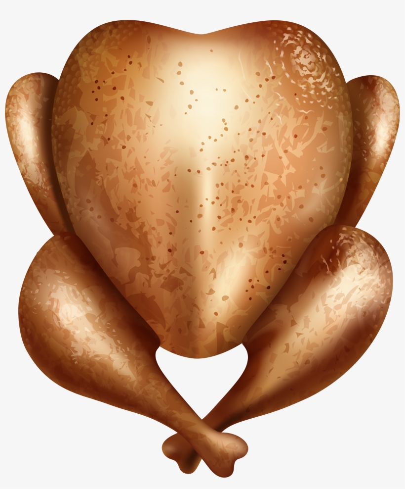 Roast Chicken Png Clip Art - Clip Art, transparent png download