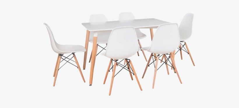 Imagen De Juego Comedor Eames Con 4 Sillas - Chair, transparent png download