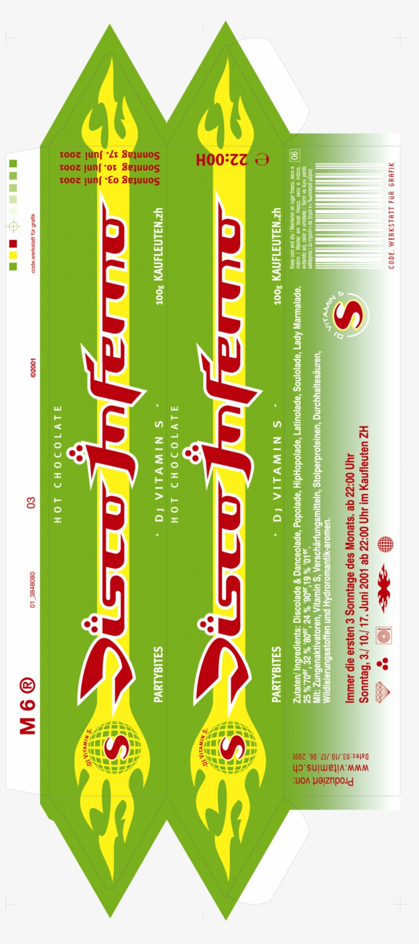 Discoinferno Toblerone6hoch, transparent png download