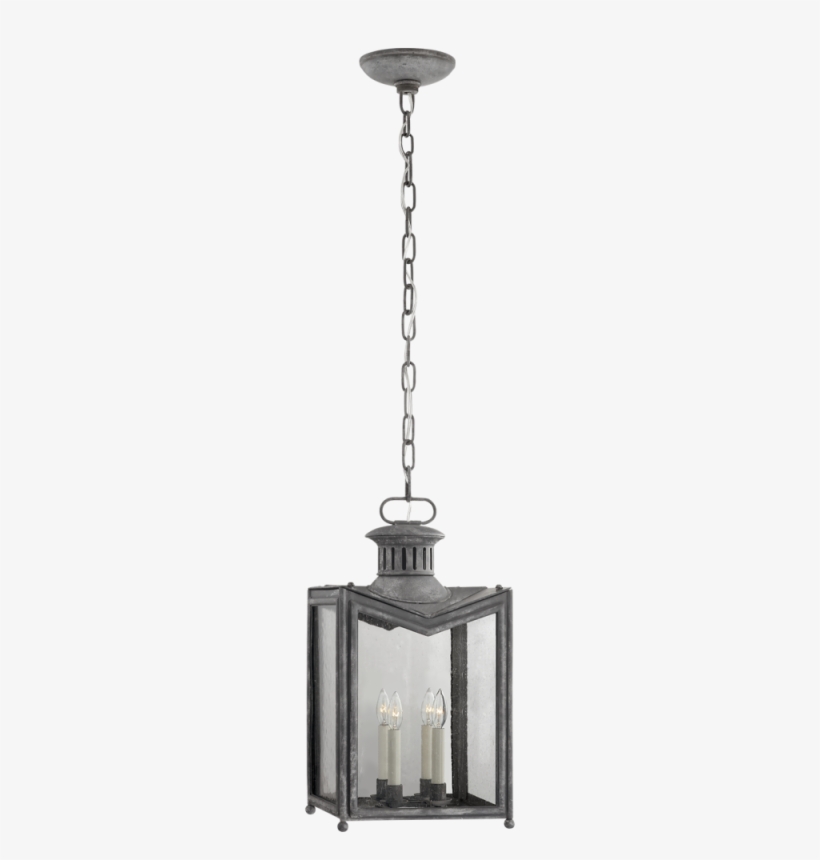 Mills Medium Hanging Lantern In Garden Zinc With - Visual Comfort-mills Small Hanging Lantern In Garden, transparent png download