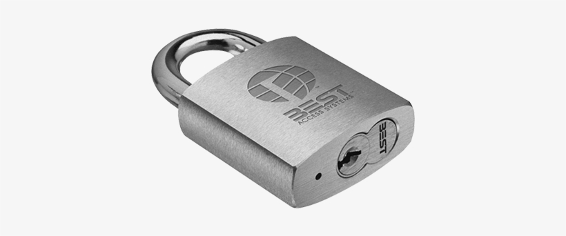 B Series - Best Keyed Padlock, Open Shackle Type, 3/4" Shackle, transparent png download