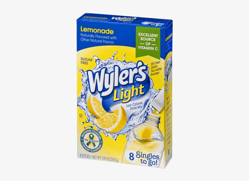 An Instant Burst Of Sweet Nostalgia, With A Tangy Flavor - Wylers Light Wylers Light Singles To Go Powder Packets, transparent png download