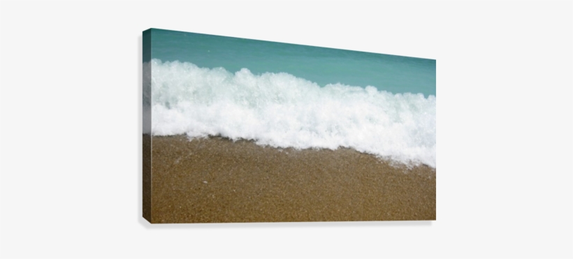 Sea And Sand Canvas Print - Shore, transparent png download