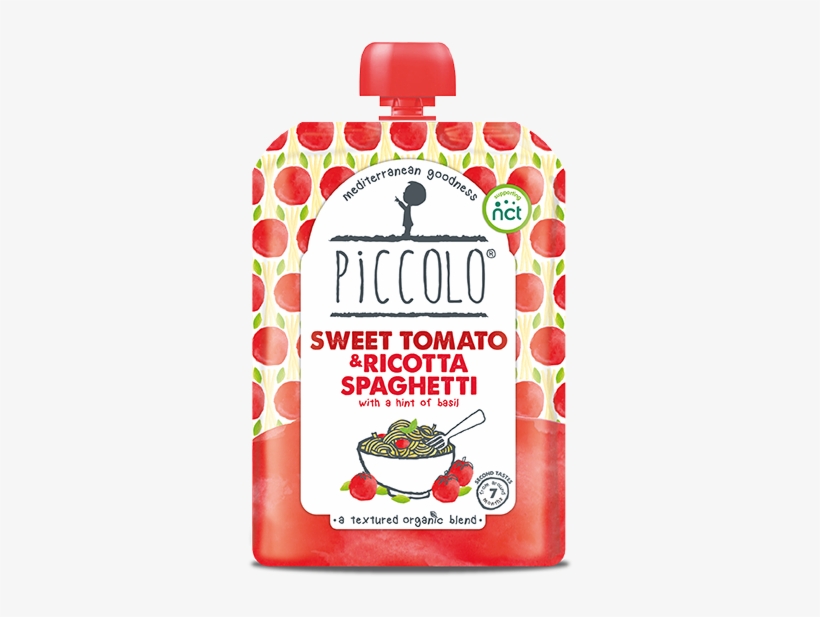 Sweet Tomato Ricotta Spaghetti - Piccolo Organic Carrot, Squash & Sweet Potato, transparent png download