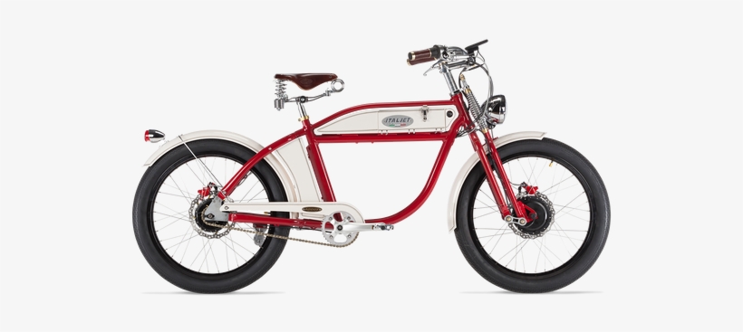 Motorized Bicycle, Electric Bicycle, Vintage Bicycles, - Electric Bike Italjet, transparent png download
