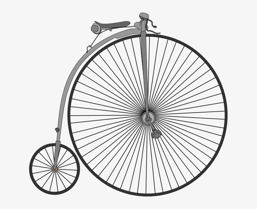 Velocipede - Penny Farthing, transparent png download