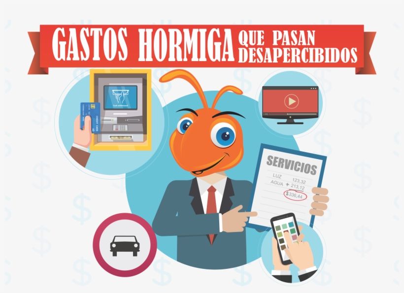 En Una Ocasión Hablamos De Gastos Hormiga Y Cómo Afectan - Ant, transparent png download