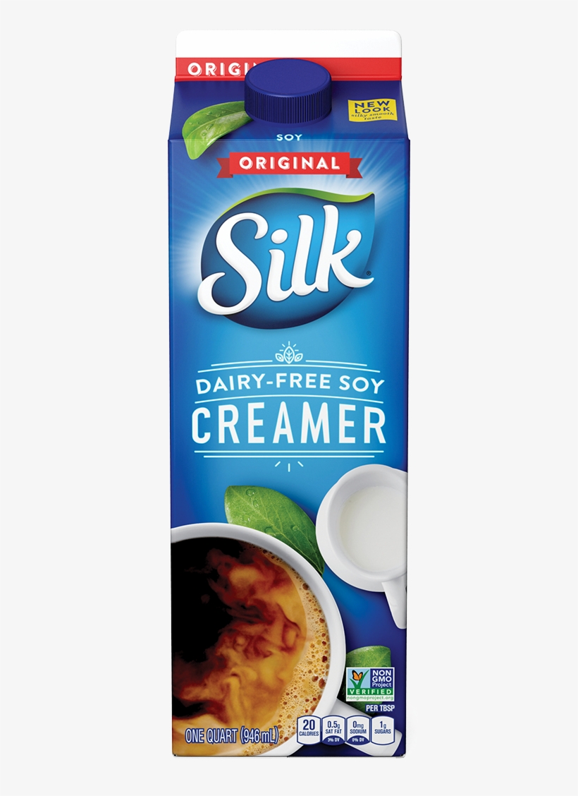 Silk Original Soy Creamer - Silk Vanilla Soy Creamer, transparent png download