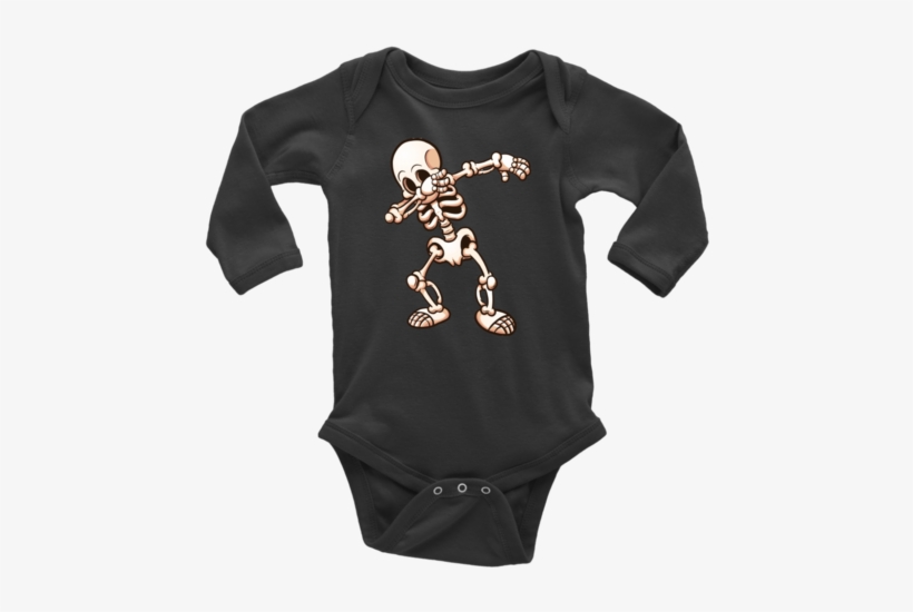Dabbing Skeleton Baby Short\long Bodysuit - Allthisgraceboutique Hello Fall - Hello Fall Shirt, transparent png download