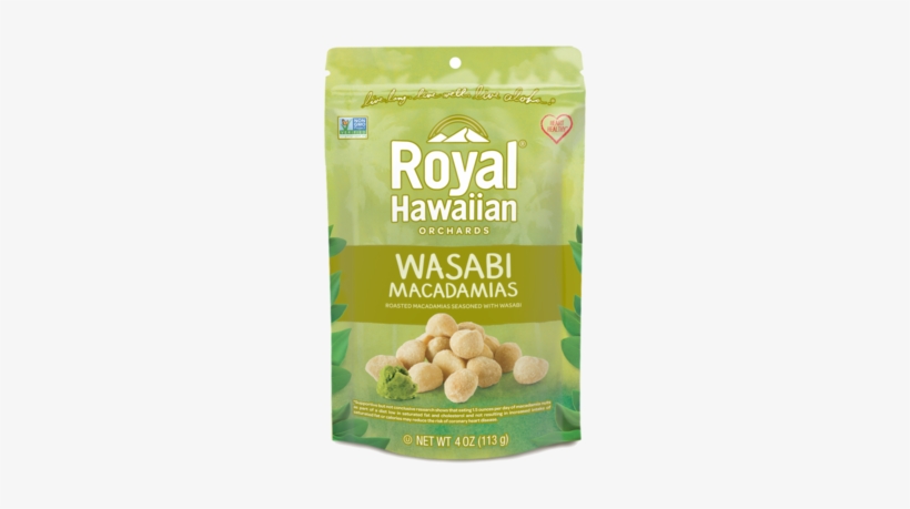 Wasabi And Soy Macadamia Nuts - Royal Hawaiian Orchards Macadamias Mesquite Hawaiian, transparent png download