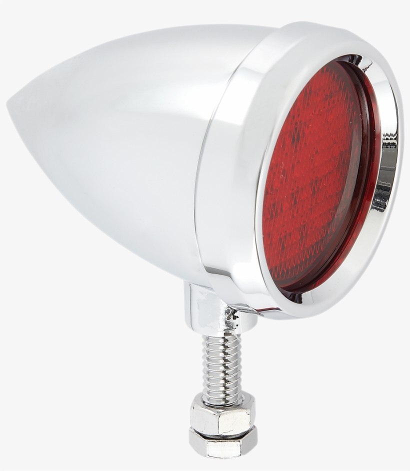 Arlen Ness Chrome 12v Led Red Lens Speeding Bullet, transparent png download